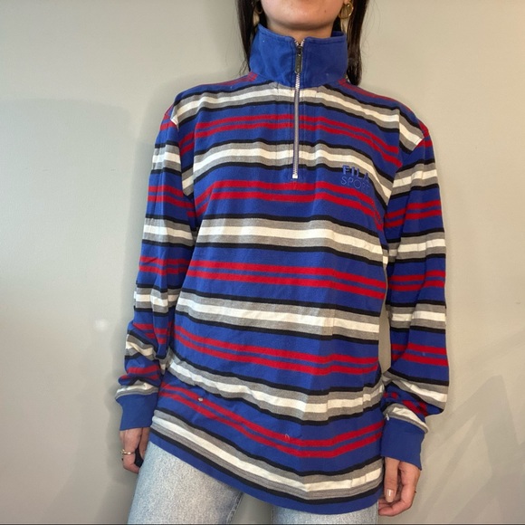 Vintage Fila Half Zip - Picture 2 of 4